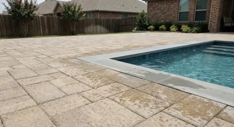 paver pool deck in mesquite tx